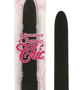 7 Function Classic Chic 6 Inches Vibe - Black