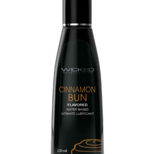 Aqua Cinnamon Bun Flavored Water Based Intimate Lubricant - 4 Fl. Oz.