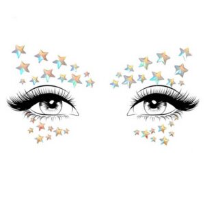Celeste Glow in the Dark Face Jewels Sticker