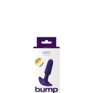 Bump Mini Rechargeable Anal Plug - Purple