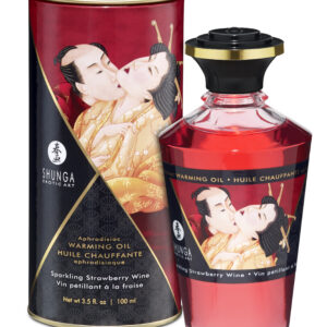 Aphrodisiac Warming Oil - Sparkling Strawberry Wine
