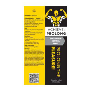 Achieve Prolong - Ejaculation Control Spray 1 Oz