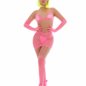 Bling Ring 5pc Set - One Size - Pink
