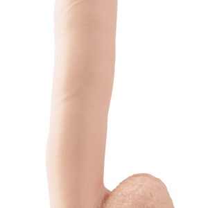 Basix Rubber Works 12 Inch Dong With Suction Cup - Light