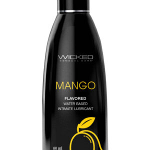 Aqua Mango Flavored Water Based Intimate Lubricant - 2 Fl. Oz.