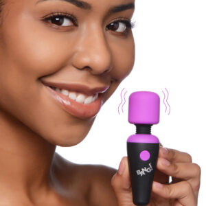 Bang - 10x Vibrating Mini Silicone Wand - Purple