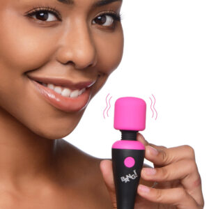 Bang - 10x Vibrating Mini Silicone Wand - Pink
